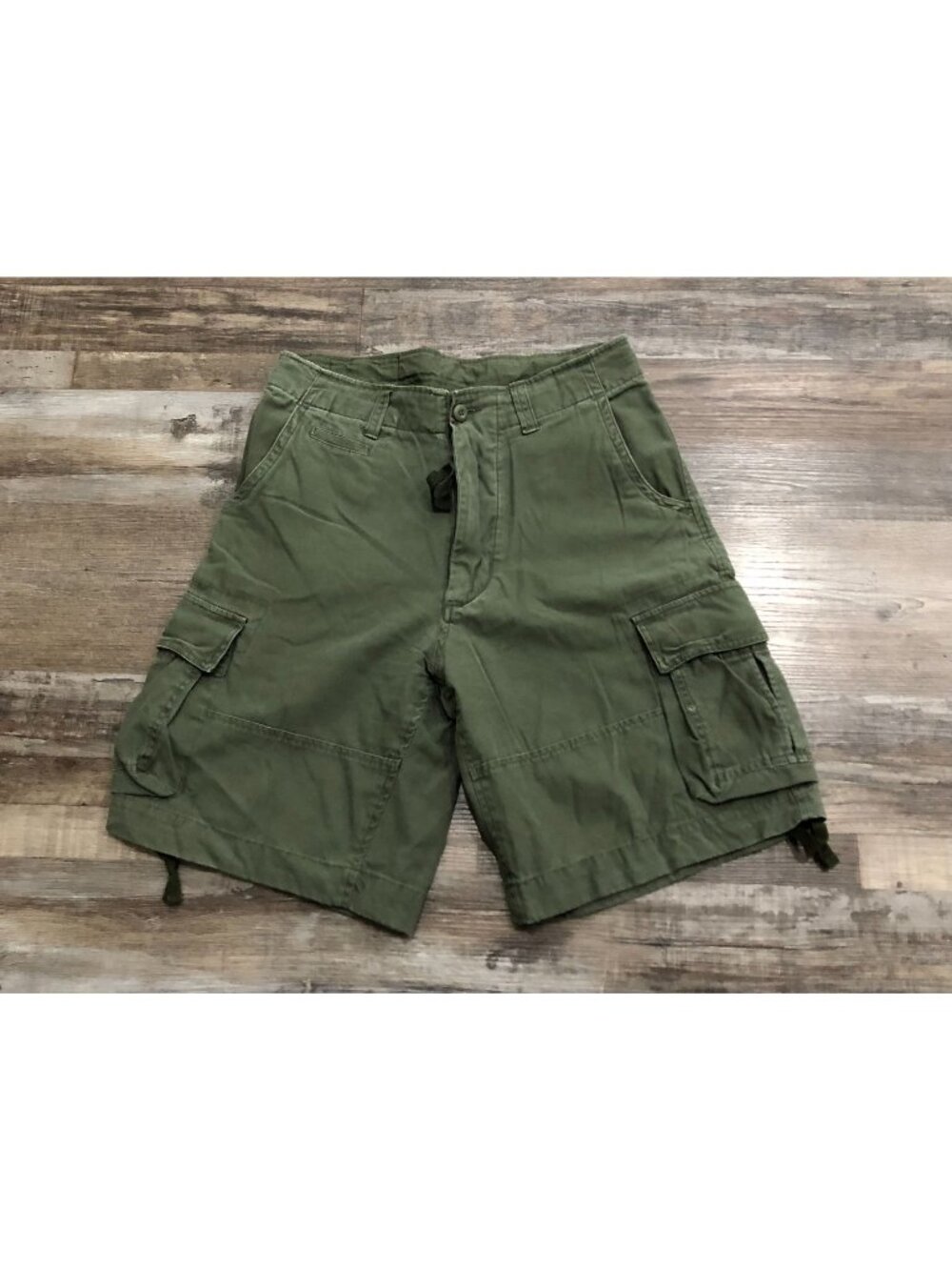 Jacobs by Marc Jacobs Mens Small Regular Military Green Utility Cargo Shorts